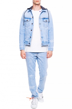 Denim jacket with detachable hood, zdjęcie 2 Denim jacket with detachable hood od Off White